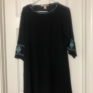 Black Chiffon Dress w/ Slip